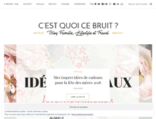 Tablet Screenshot of cestquoicebruit.com